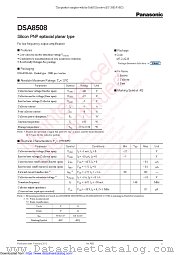 DSA8508 datasheet pdf Panasonic