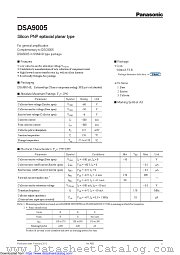 DSA9005 datasheet pdf Panasonic