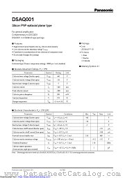 DSAQ001 datasheet pdf Panasonic