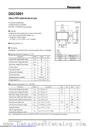 DSC3001 datasheet pdf Panasonic