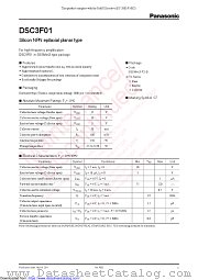 DSC3F01 datasheet pdf Panasonic