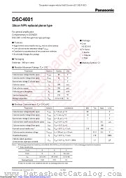 DSC4001 datasheet pdf Panasonic