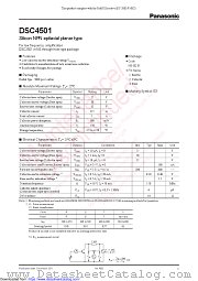 DSC4501 datasheet pdf Panasonic
