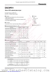 DSC9F01 datasheet pdf Panasonic