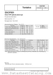 DSCF001 datasheet pdf Panasonic