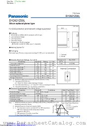 DY2621Z datasheet pdf Panasonic