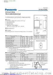 DY2U21Z datasheet pdf Panasonic