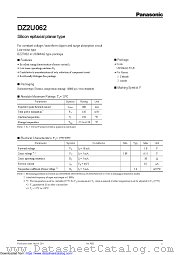 DZ2U062 datasheet pdf Panasonic