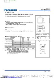 FC4B2207 datasheet pdf Panasonic