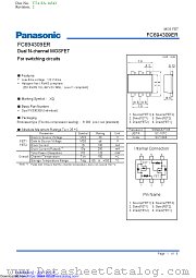 FC694309 datasheet pdf Panasonic