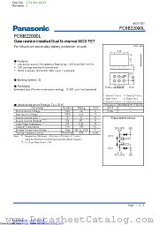 FC6B2209 datasheet pdf Panasonic