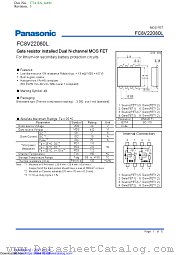 FC8V2208 datasheet pdf Panasonic