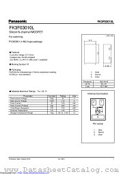 FK3F0301 datasheet pdf Panasonic
