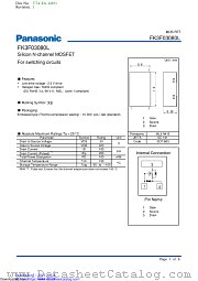 FK3F0308 datasheet pdf Panasonic