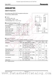 GN04073N datasheet pdf Panasonic