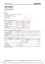 LNP123071 datasheet pdf Panasonic