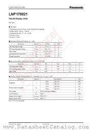 LNP178021 datasheet pdf Panasonic