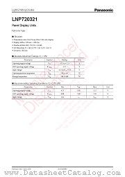 LNP720321 datasheet pdf Panasonic