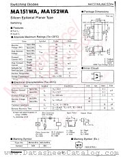 MA3X151D datasheet pdf Panasonic
