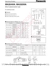 MA3L205D datasheet pdf Panasonic