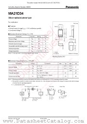 MA21D34 datasheet pdf Panasonic