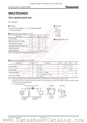 MA21D340G datasheet pdf Panasonic