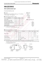 MA22D390G datasheet pdf Panasonic
