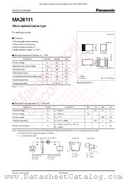 MA26111 datasheet pdf Panasonic