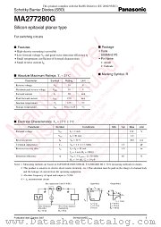MA277280G datasheet pdf Panasonic