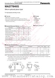 MA277840G datasheet pdf Panasonic