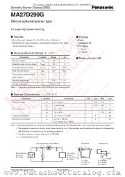 MA27D290G datasheet pdf Panasonic