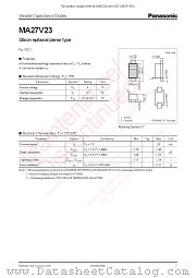 MA27V23 datasheet pdf Panasonic