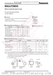 MA2J7280G datasheet pdf Panasonic