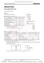 MA2JF210G datasheet pdf Panasonic