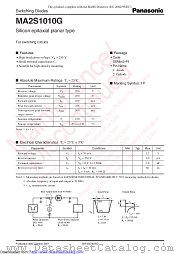 MA2S1010G datasheet pdf Panasonic
