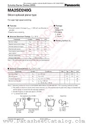 MA2SD240G datasheet pdf Panasonic