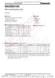 MA2SE010G datasheet pdf Panasonic