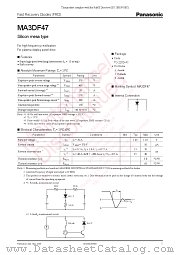 MA3DF47 datasheet pdf Panasonic