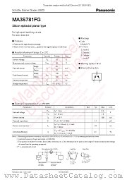 MA3S781FG datasheet pdf Panasonic