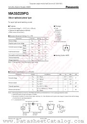 MA3SD29FG datasheet pdf Panasonic