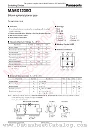 MA6X1230G datasheet pdf Panasonic
