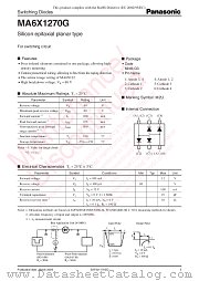 MA6X1270G datasheet pdf Panasonic