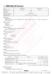 MN102LP35G datasheet pdf Panasonic