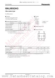 MALM062HG datasheet pdf Panasonic