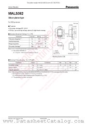 MALS062 datasheet pdf Panasonic