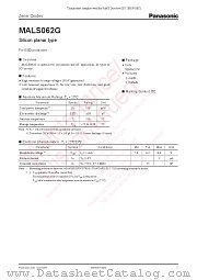 MALS062G datasheet pdf Panasonic