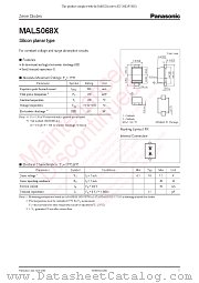 MALS068X datasheet pdf Panasonic