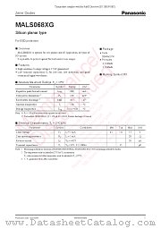 MALS068XG datasheet pdf Panasonic