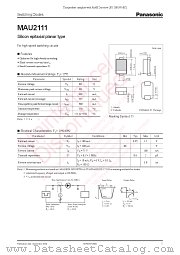 MAU2111 datasheet pdf Panasonic