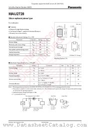MAU2728 datasheet pdf Panasonic